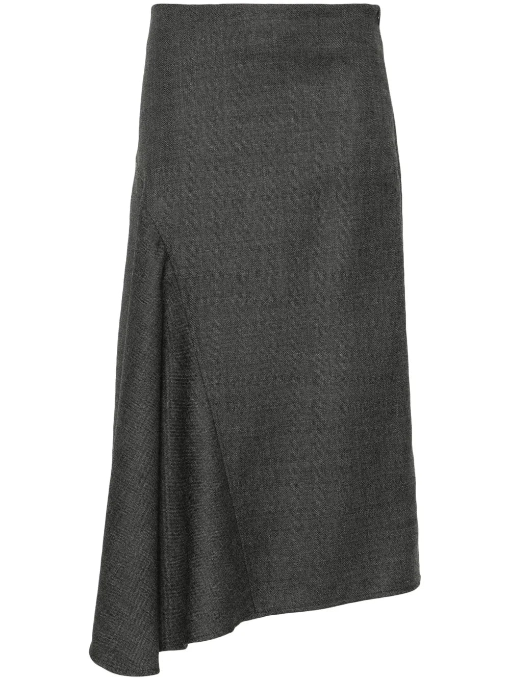 Wool Midi Skirt