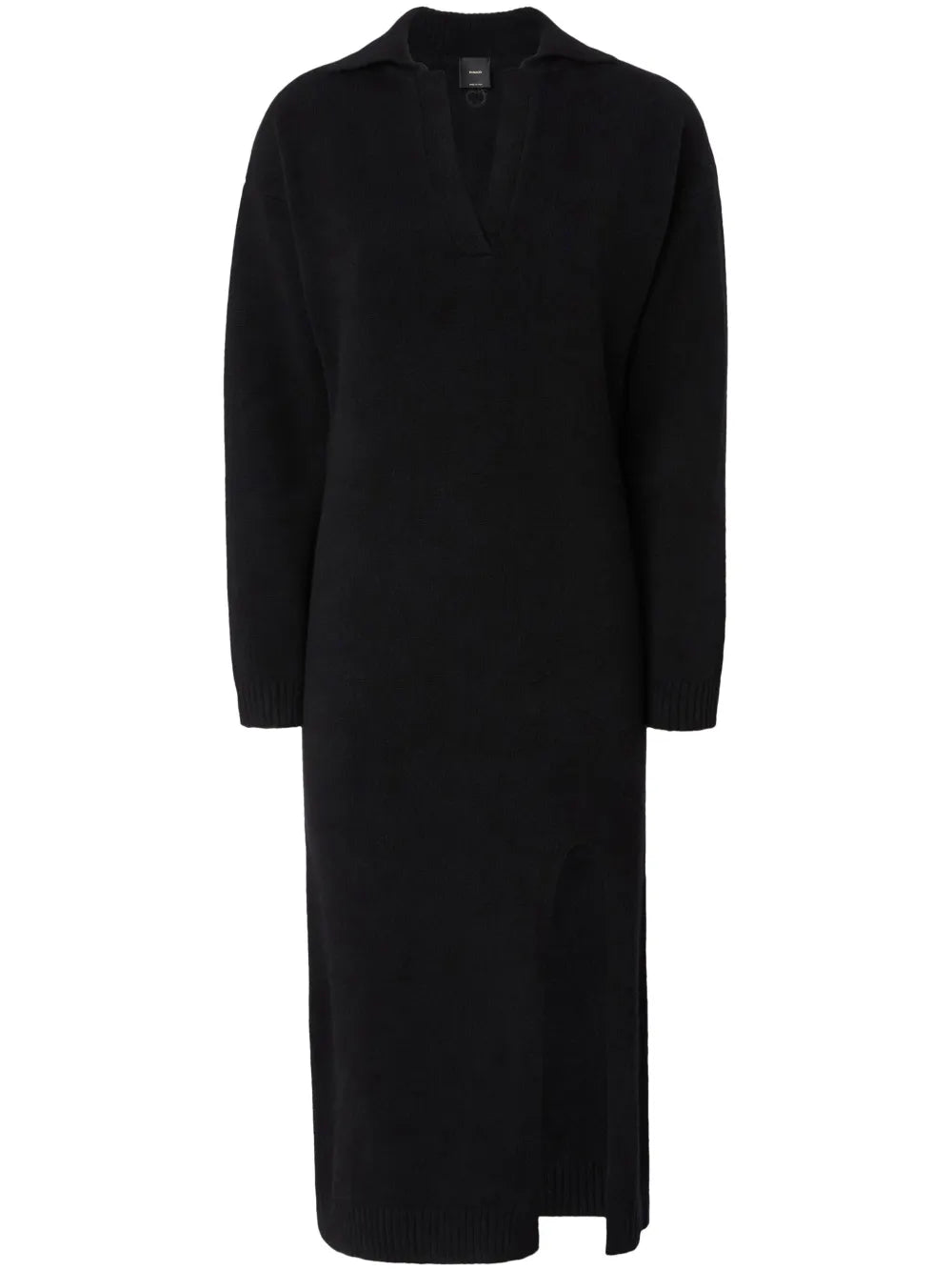 V-Neck Knitted Dress