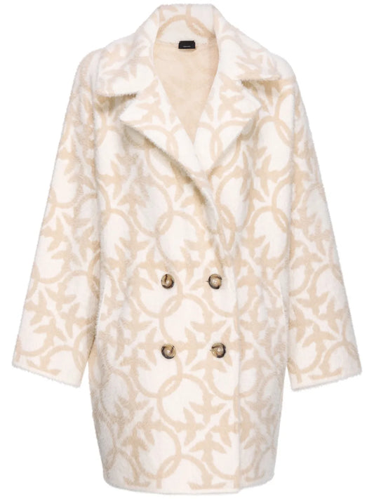 Love Birds Double-Breasted Coat