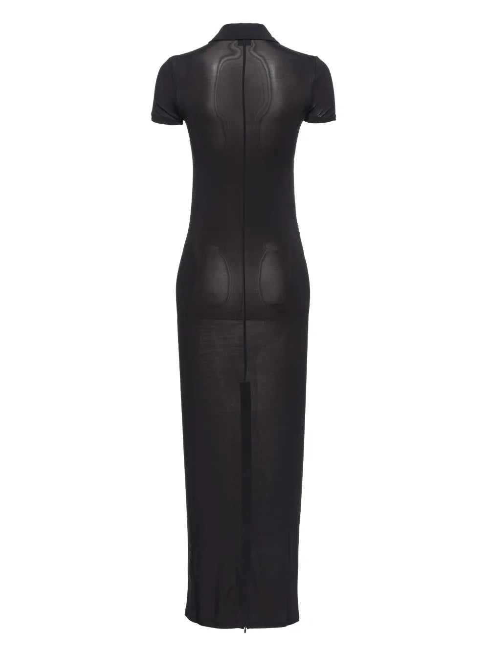 Short-Sleeve Polo Maxi Dress