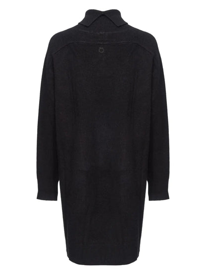 Logo-Embroidered Knitted Dress
