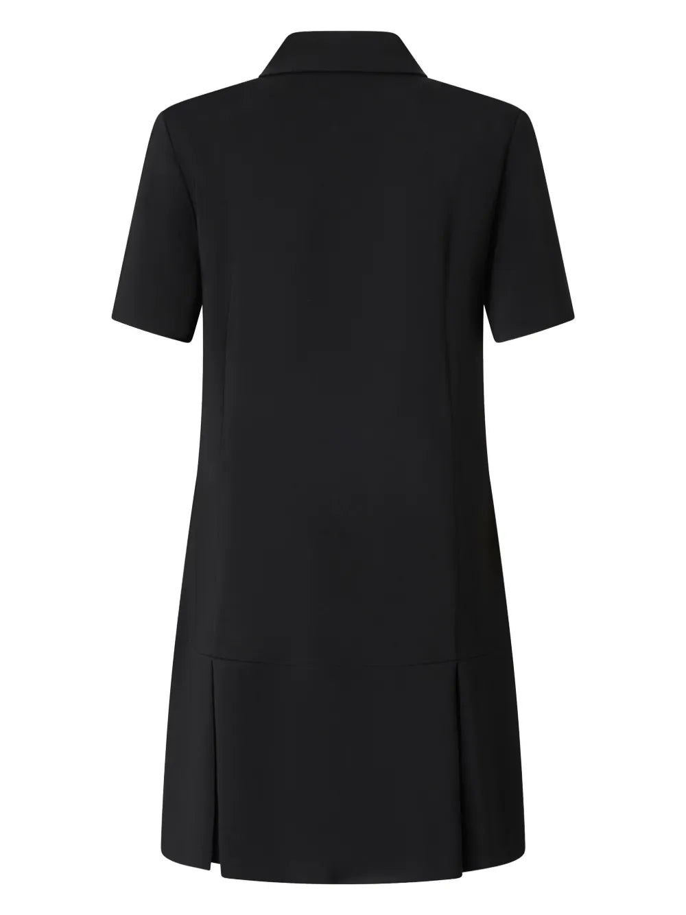 Polo-Collar Cady Mini Dress