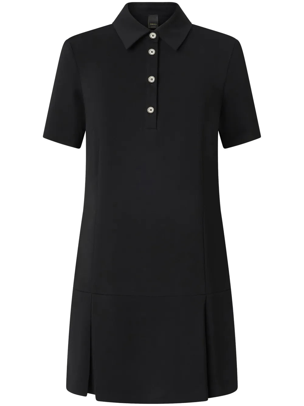 Polo-Collar Cady Mini Dress