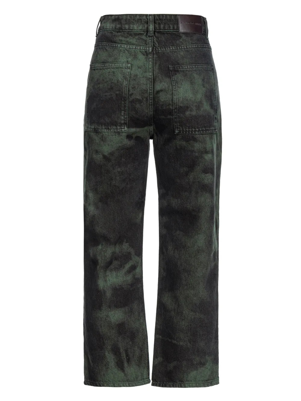 Mixer Acid-Wash Straight-Leg Jeans