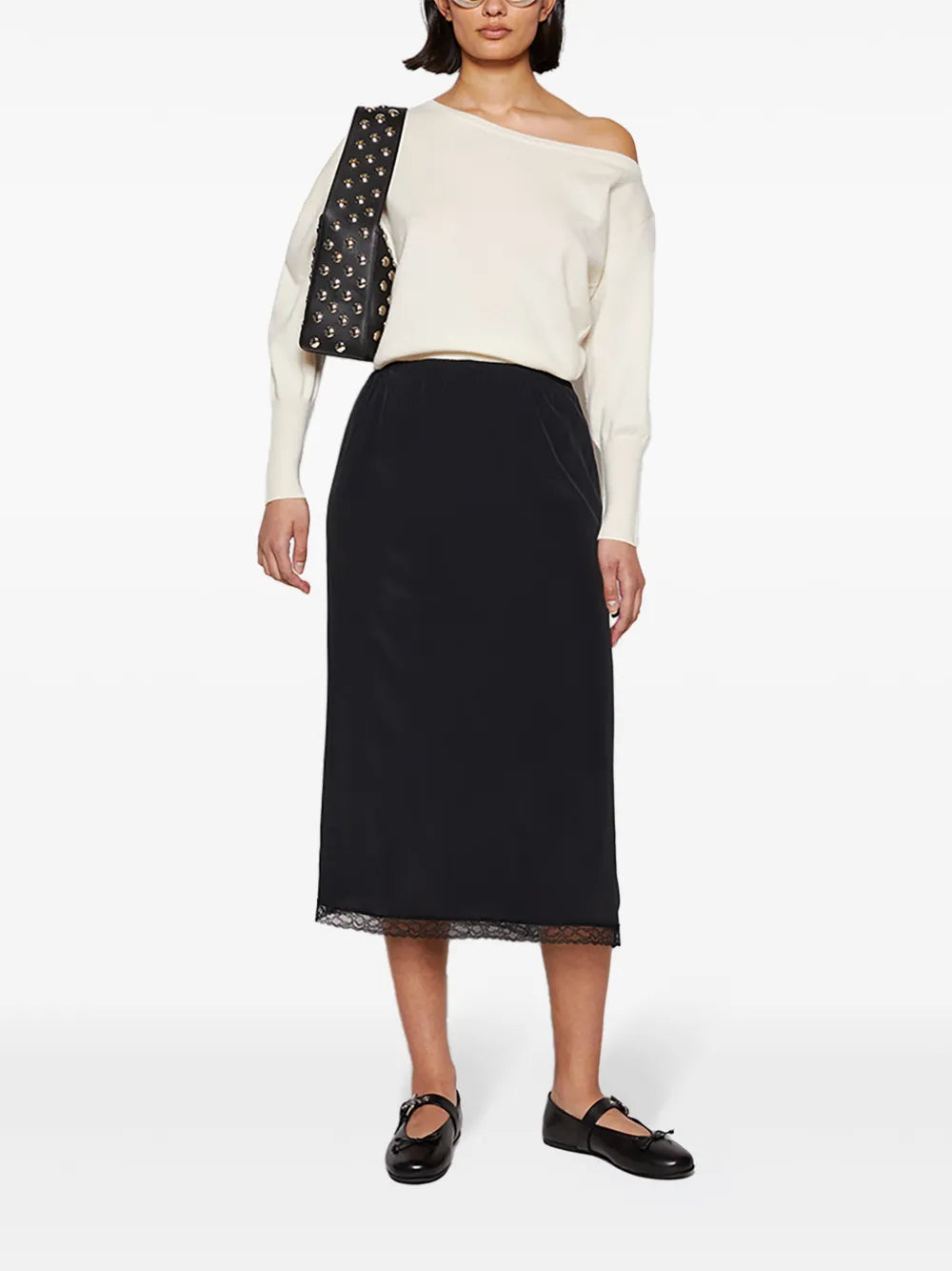 Off-Shoulder Cashmere Jumper