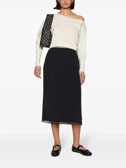 Off-Shoulder Cashmere Jumper