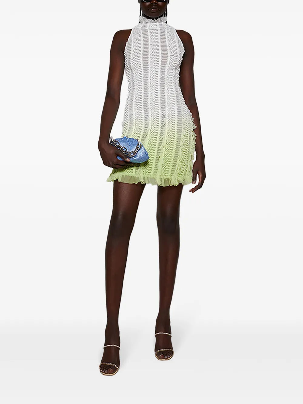 Gradient-Effect Mini Dress