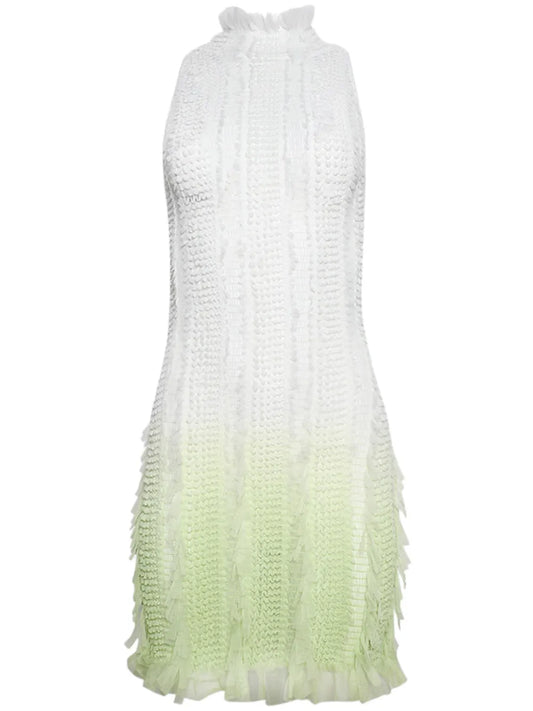 Gradient-Effect Mini Dress