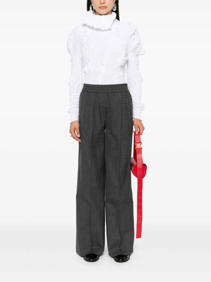 Virgin Wool Palazzo Pants
