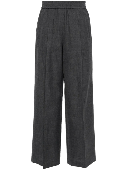 Virgin Wool Palazzo Pants