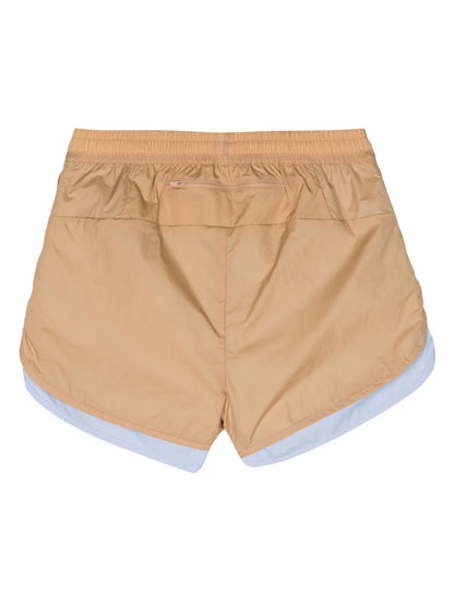 Layered Track Shorts