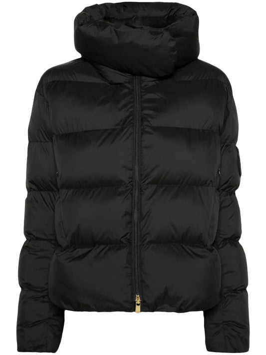 Logo-Patch Puffer Jacker