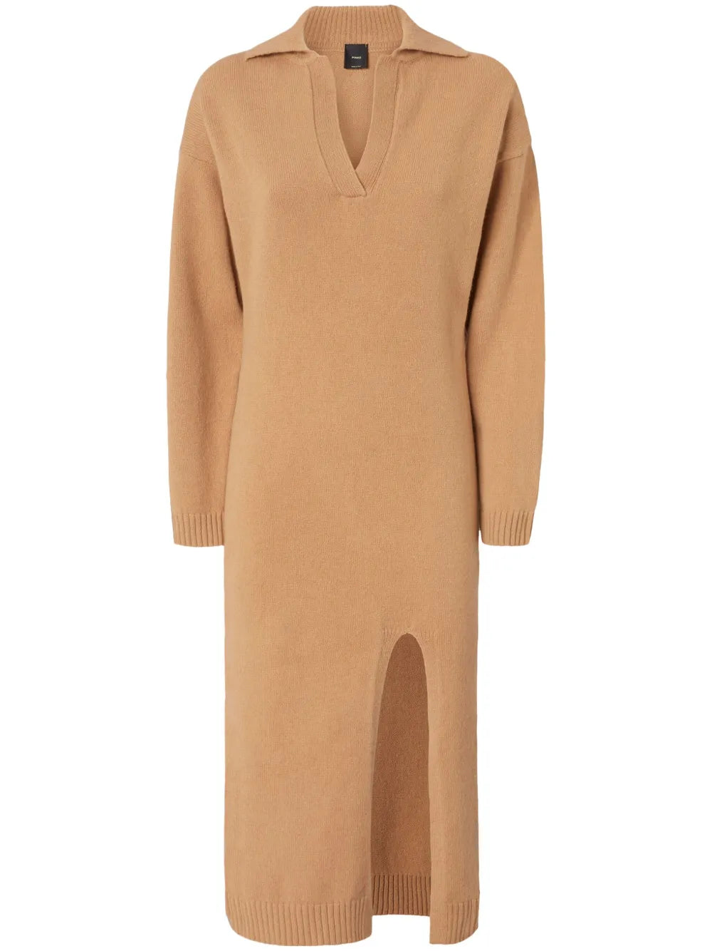V-Neck Knitted Dress