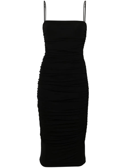 Gathered Midi Dress