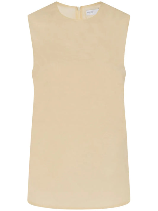 Crew-Neck Sleeveless Tank Top