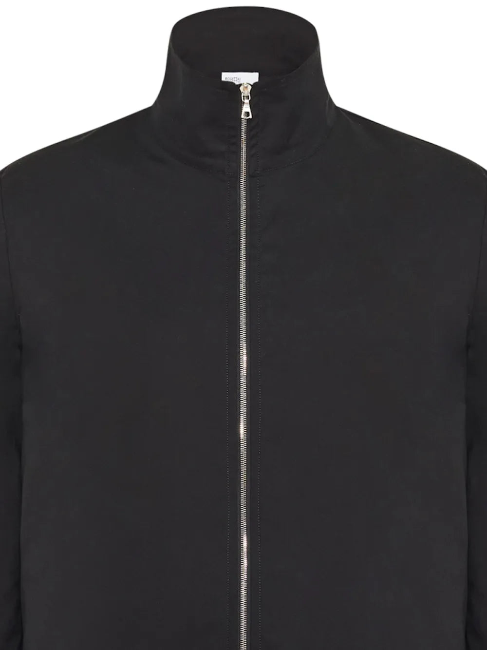 High-Neck Zip-Up Shirt