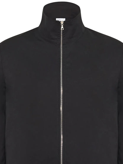 High-Neck Zip-Up Shirt