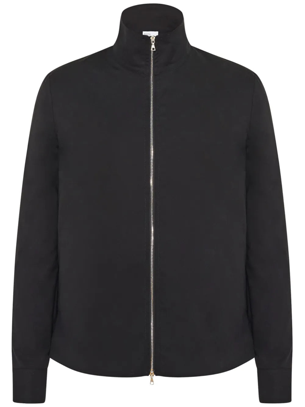High-Neck Zip-Up Shirt