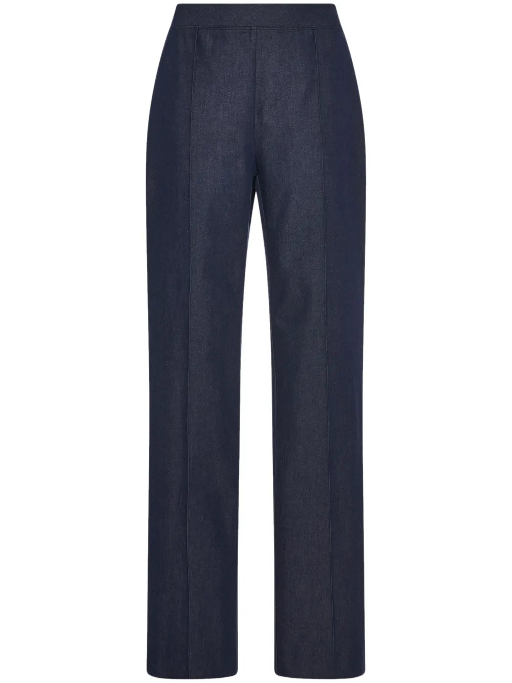 Straight-Leg Cropped Trousers
