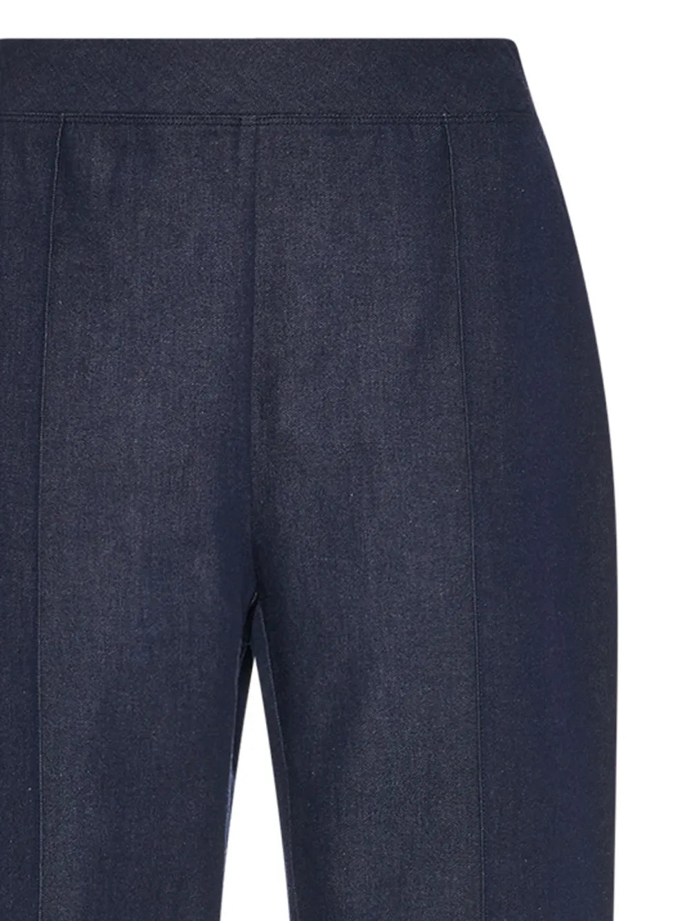 Straight-Leg Cropped Trousers