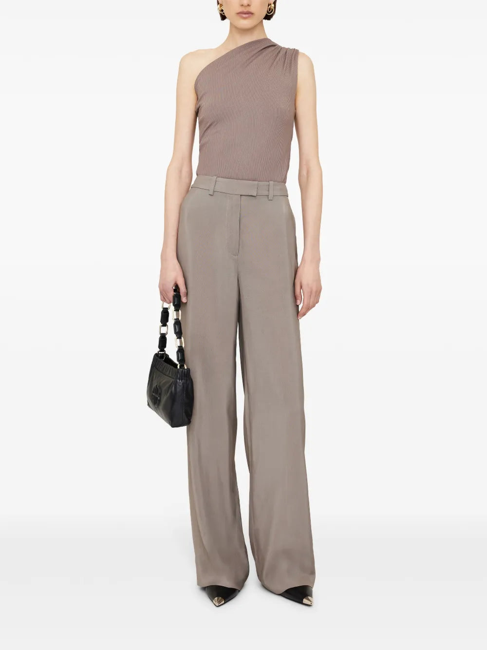 Camila One-Shoulder Ribbed Top
