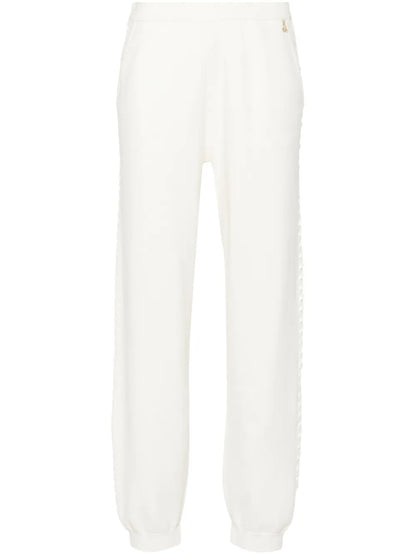 Whipstitch-Detailing Tapered Trousers