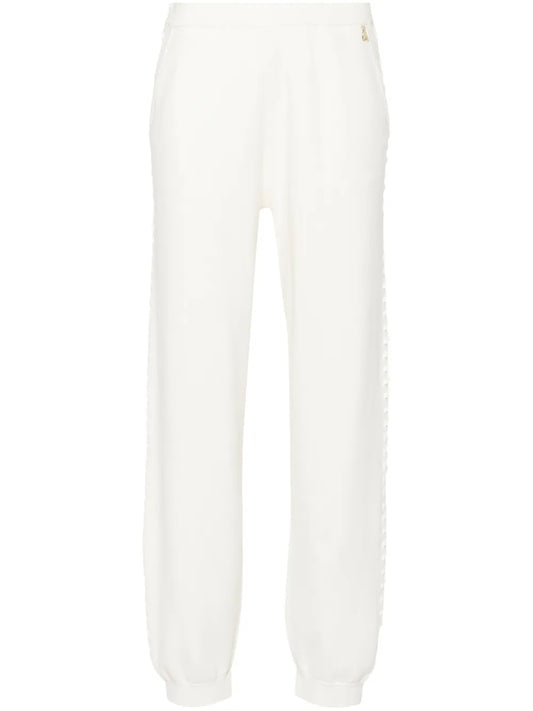 Whipstitch-Detailing Tapered Trousers