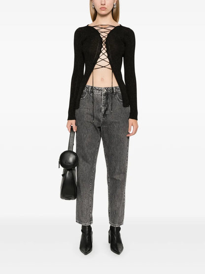 High-Rise Cropped Jeans