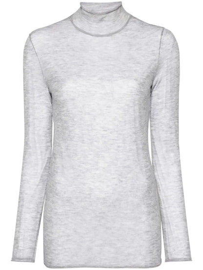 Mélange Fine-Knit Jumper