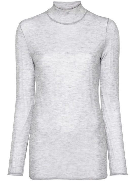 Mélange Fine-Knit Jumper