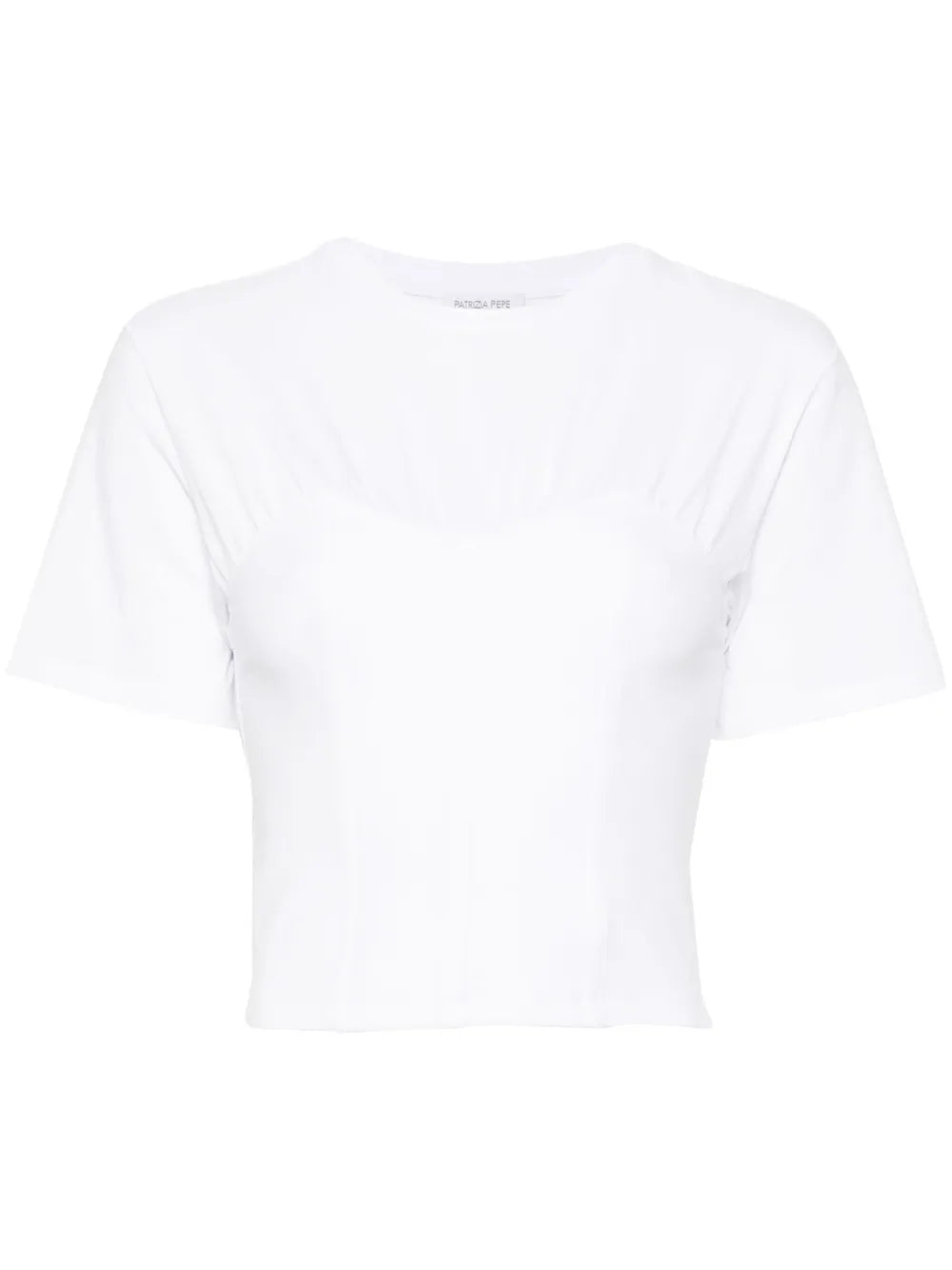 Crew-Neck Corset T-Shirt