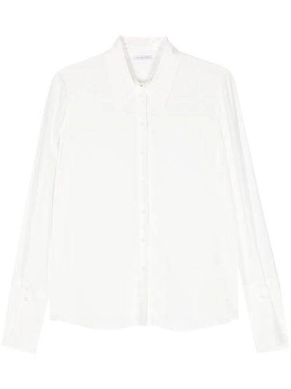 Crepe Pleated Shirt