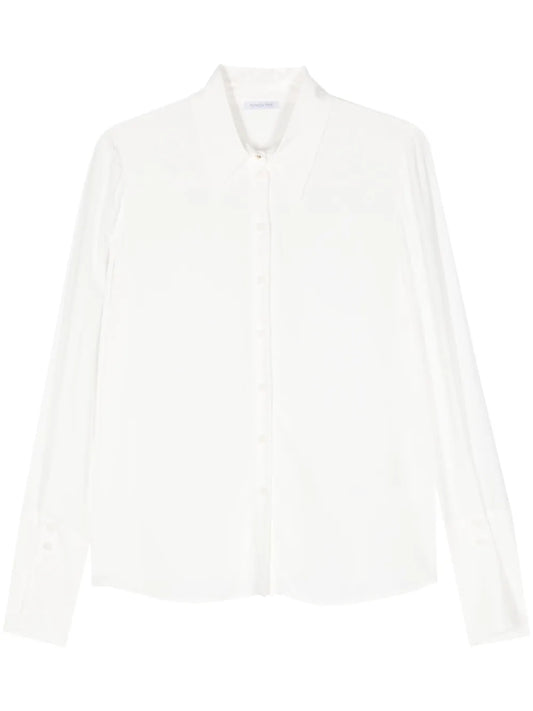 Crepe Pleated Shirt
