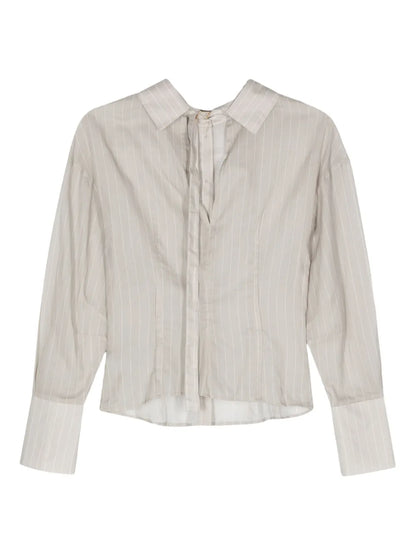 Pinstriped Cotton Shirt