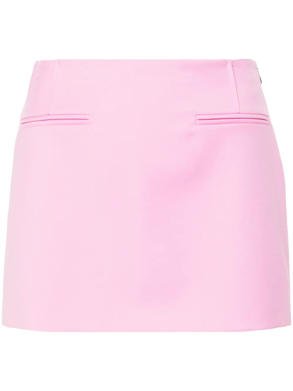 Pleat-Detail Mini Skirt