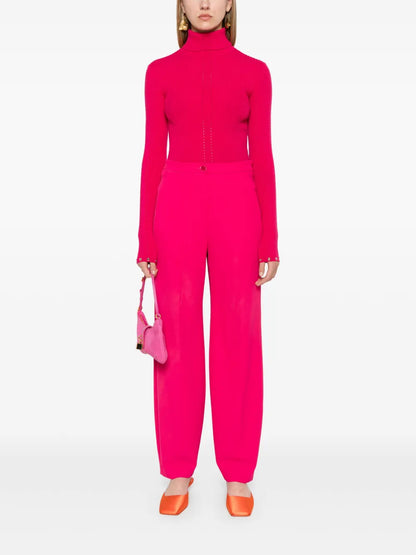 High-Waist Tailored Trousers