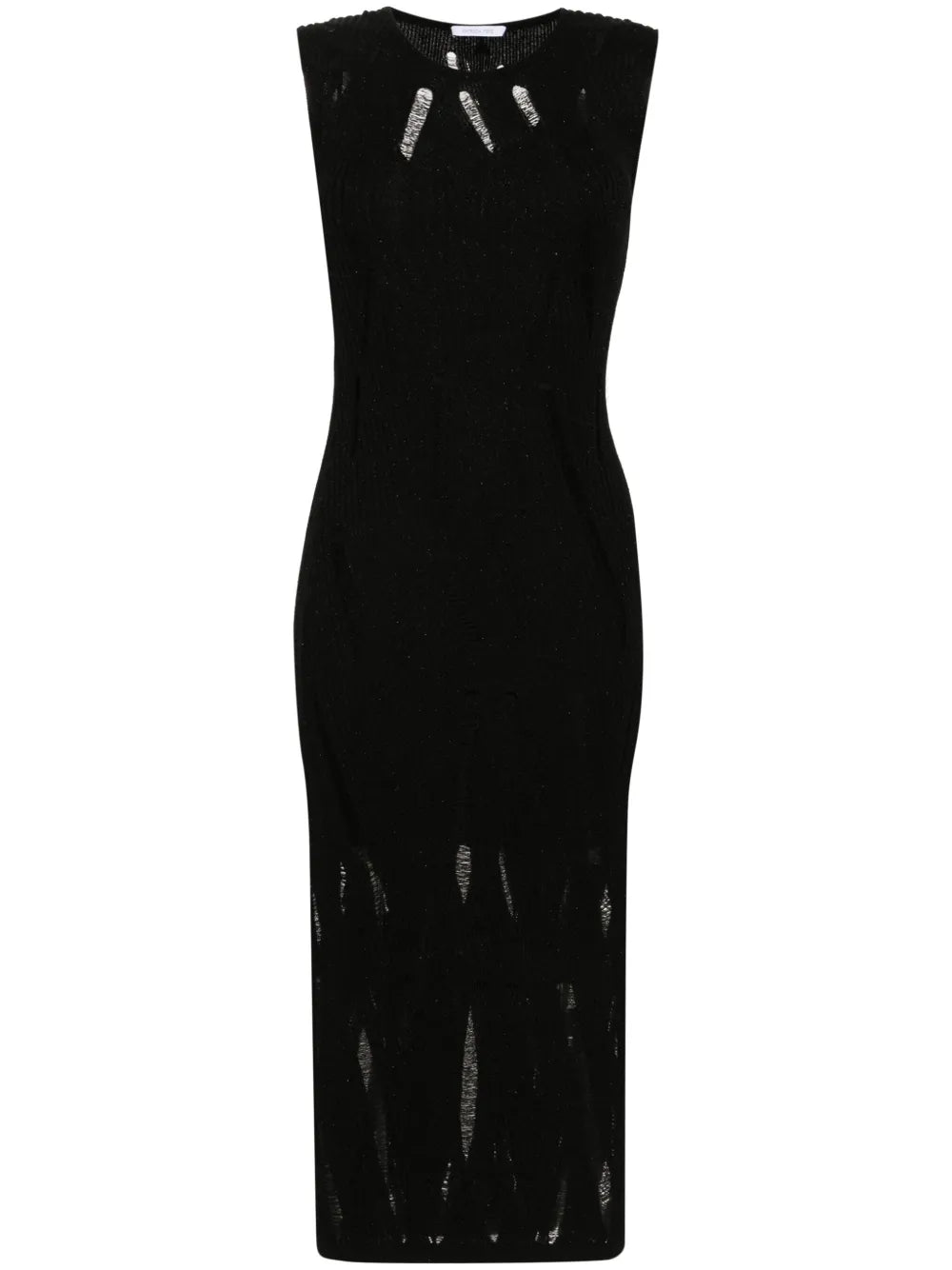 Sleeveless Knitted Midi Dress