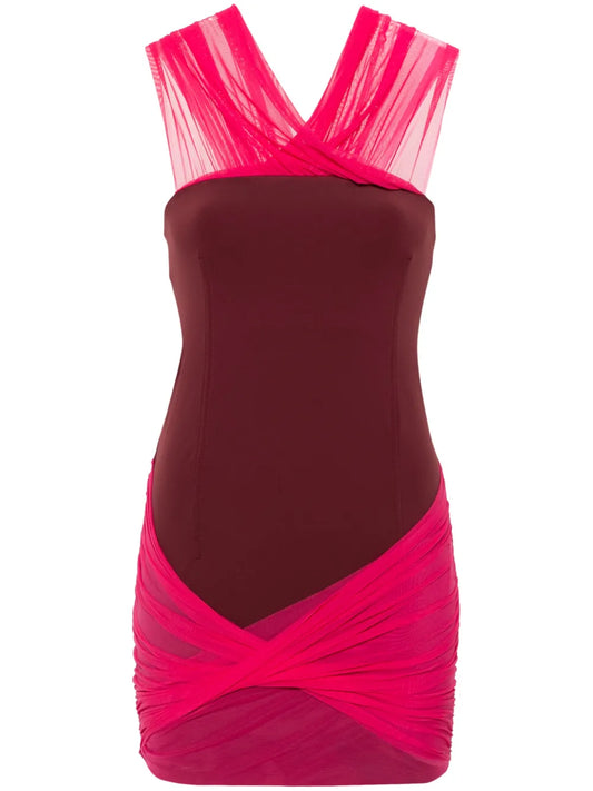 Colourblock Mini Dress