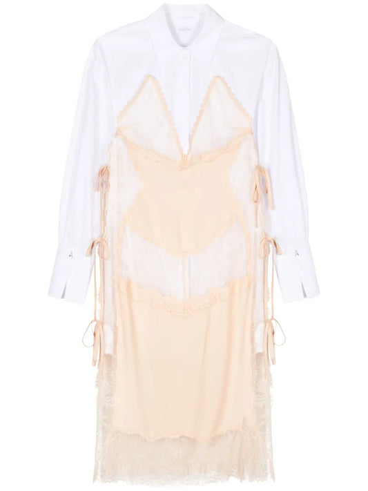 Logo-Charm Midi Dress