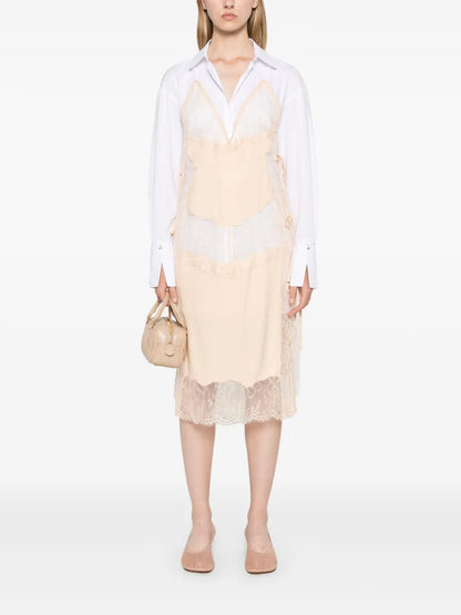 Logo-Charm Midi Dress