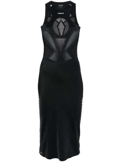 Cut-Out Detail Midi Dress