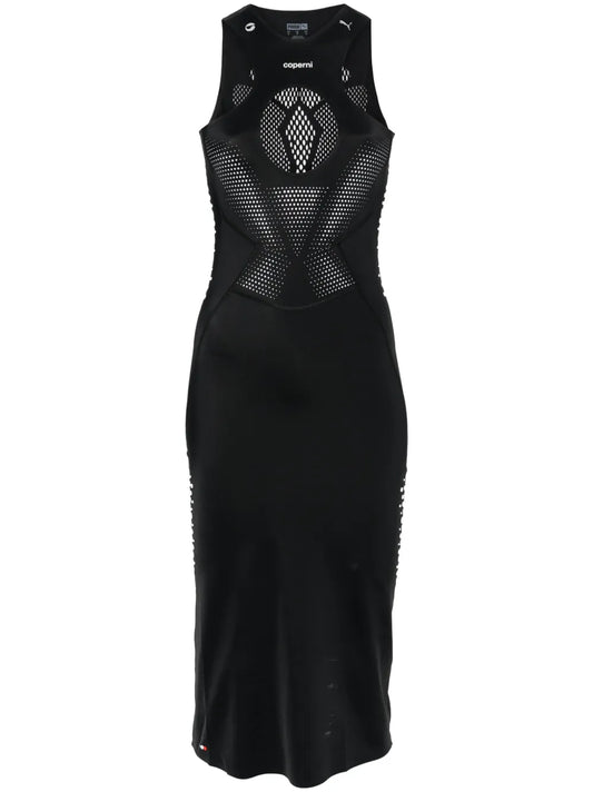 Cut-Out Detail Midi Dress