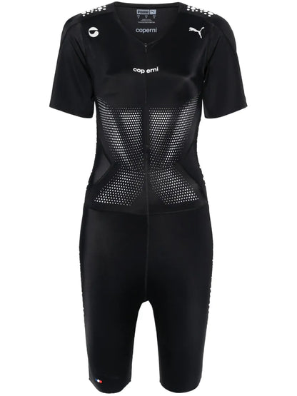 Rubberised-Logo Playsuit