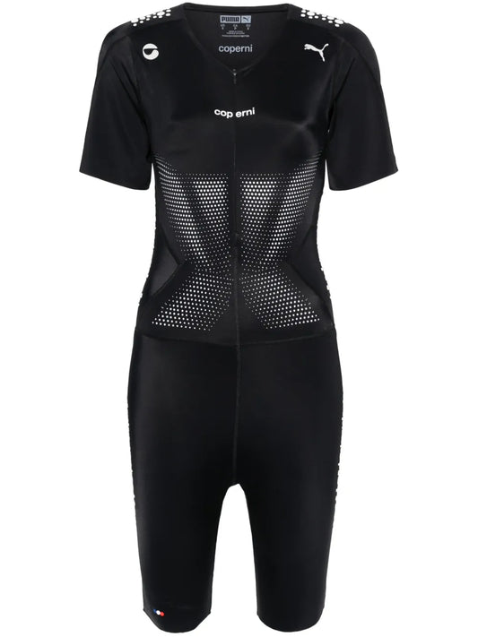 Rubberised-Logo Playsuit