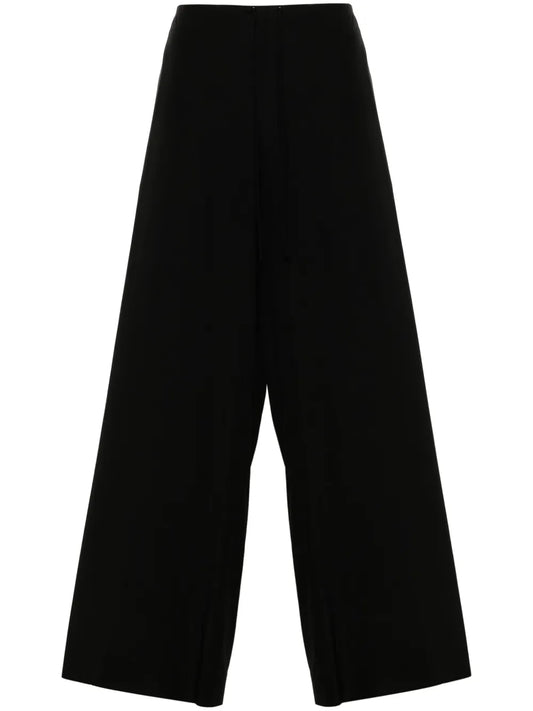Mid-Rise Wide-Leg Trousers