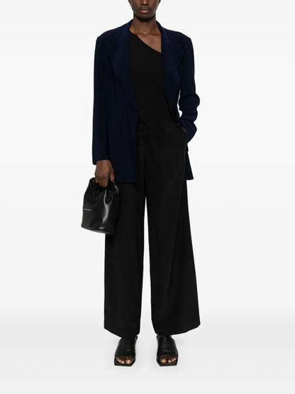 Mid-Rise Wide-Leg Trousers