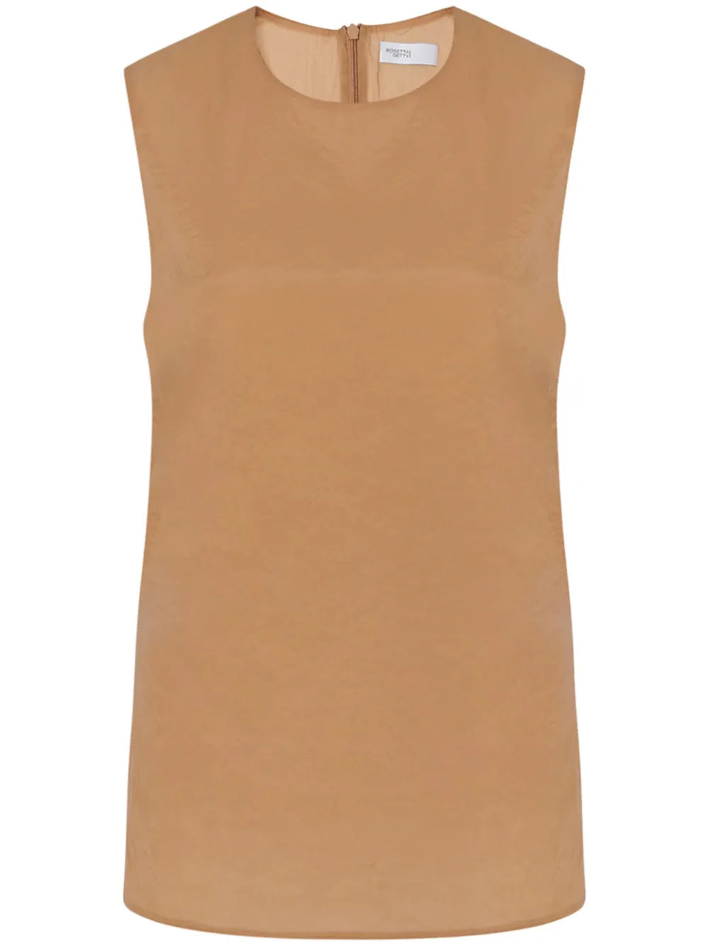 Crew-Neck Sleeveless Tank Top