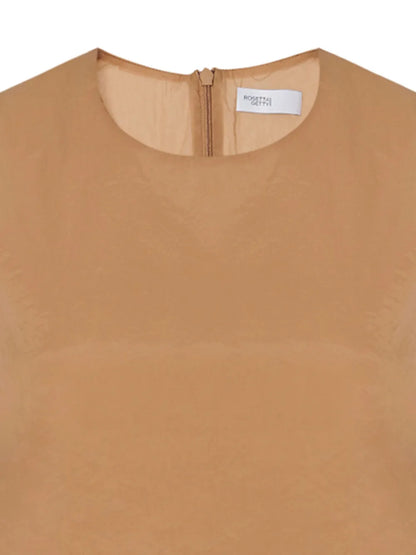 Crew-Neck Sleeveless Tank Top