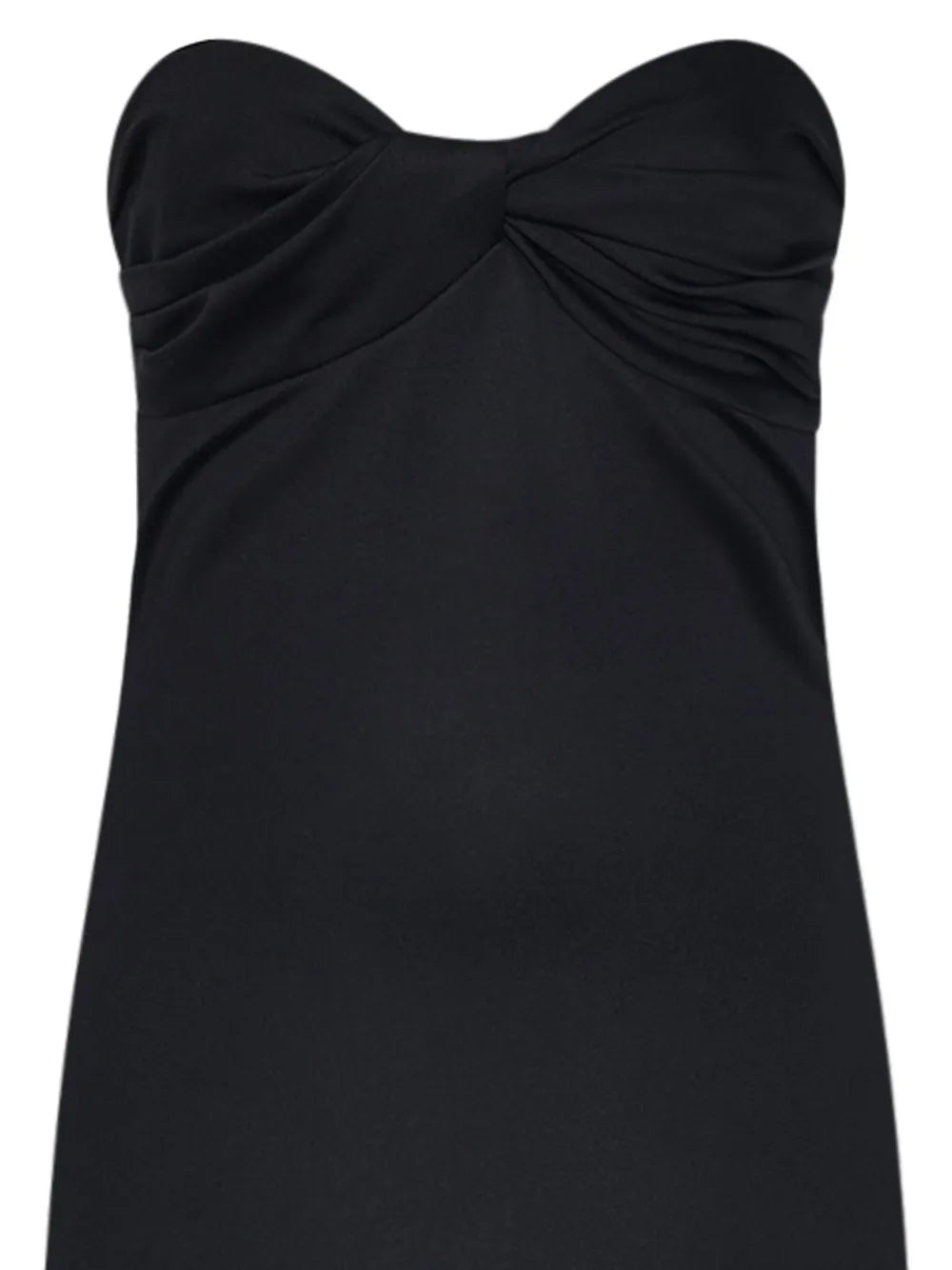 Twist-Detail Strapless Maxi Dress