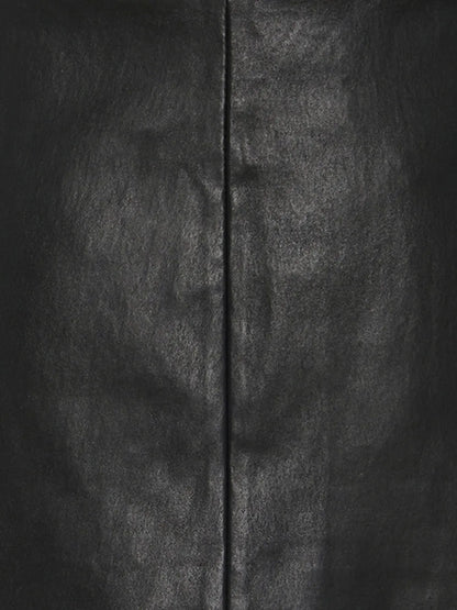 Leather Short Skirt
